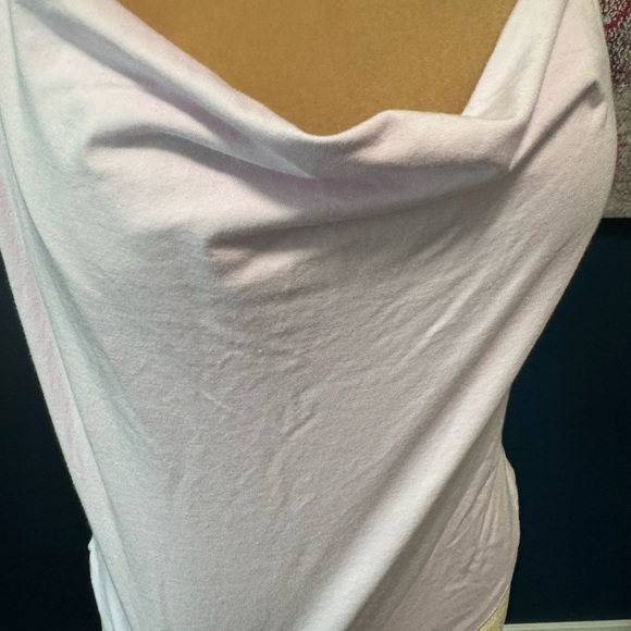 WAYF Cowl Neck Lavender Halter Top M. 2 for $20 - Picture 3 of 8